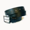Curea bărbați negru bizon, culoare negru, lățime 3,5 cm – Marochinaria Cleja