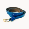 Curea damă albastru, culoare albastru, lățime 3,5 cm – Marochinaria Cleja