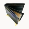Portofel bărbați din piele naturală, culoare negru – Marochinaria Cleja